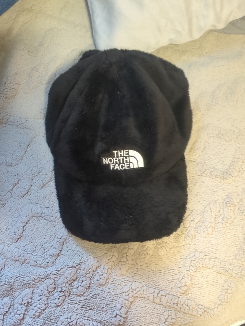 The North Face Black Faux-Fur Baseball Cap
